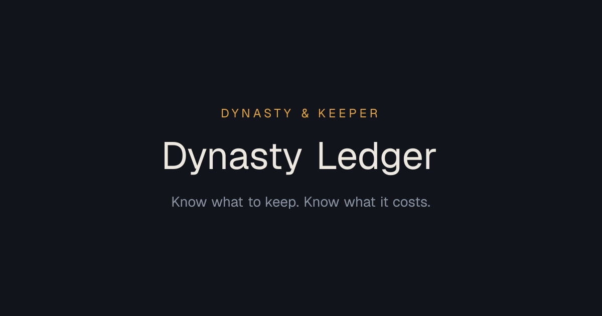 NFL Dynasty Ledger logo